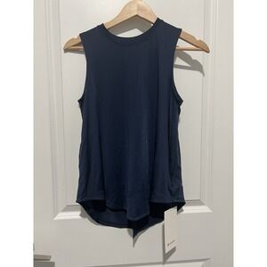 Lululemon Lightweight Split-Back Training Tank True Navy Size XS NWT $58